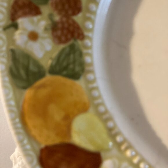 Metlox-Poppytrail-Vernon  "Della Robbia" 14" Oval Serving Platter - Picture 2 of 5